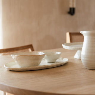 Beige Nomad Salatschüssel