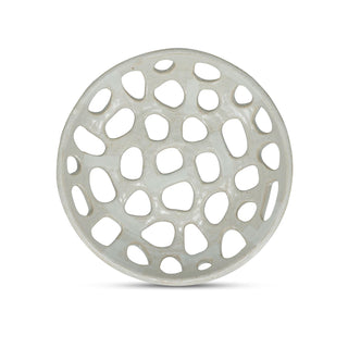 Beige Nomad Steingut Schale