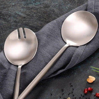 Salatbesteck Provence Silber matt