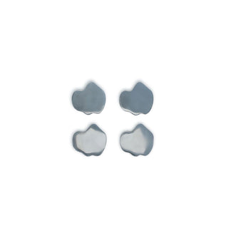 Charm Glasuntersetzer 4er Set Silber