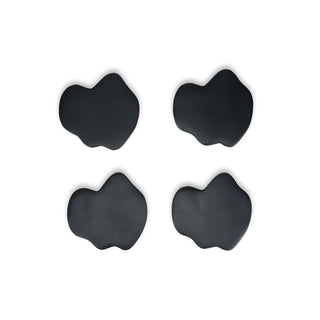 Charm Glasuntersetzer 4er Set Schwarz