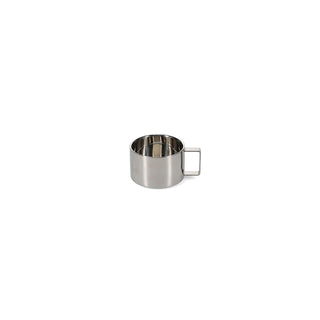 Oryn Chrome Tassen mit Untertassen 2er-Set