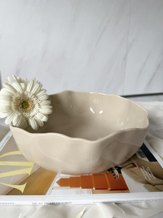 Angles Salatschüssel 22cm I Beige