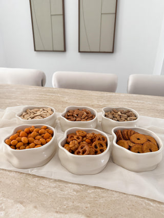 Nordic Beige 6er Müsli Schalen Set-glänzend