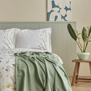 Karaca Home Herbal Bettwäsche mit Tagesdecke 200x220cm 5tlg