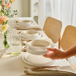 Karaca Finesse Beige Geschirrset 24 teilig Earth Collection