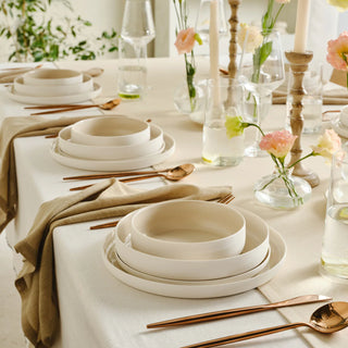 Karaca Finesse Beige Geschirrset 24 teilig Earth Collection