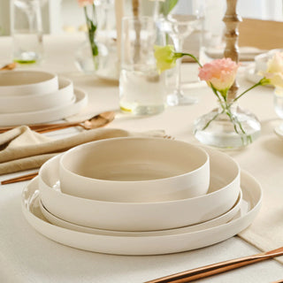 Karaca Finesse Beige Geschirrset 24 teilig Earth Collection