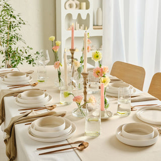 Karaca Finesse Beige Geschirrset 24 teilig Earth Collection