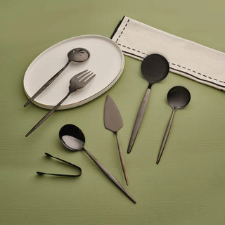 Karaca Orion Schwarz 7-Teiliges Servierset