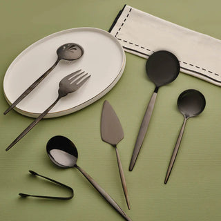 Karaca Orion Schwarz 7-Teiliges Servierset