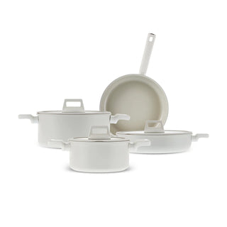 Karaca Swiss Crystal Ceramica Valenti Kochgeschirr-Set, 7 Teilig, Induktion geeignet