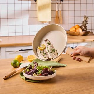 Karaca Swiss Crystal Almond Cream 12-teiliges Kochgeschirr-Set