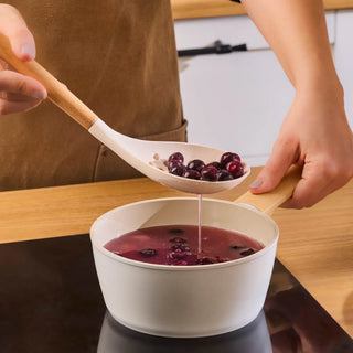 Karaca Swiss Crystal Almond Cream 12-teiliges Kochgeschirr-Set