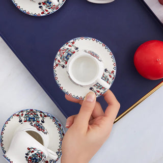 Karaca Hattat Mokkatassen Set für 6 Personen