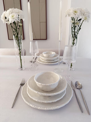 ** VORBESTELLUNG ** Pearly Weiss 26 tlg. Geschirrset für 6 Personen