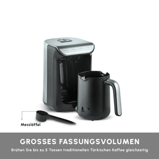 Karaca Hatir Köz türkische Kaffeekocher mit Röstfunktion Galaxy grey