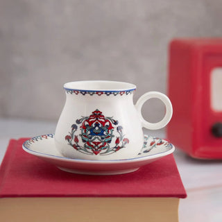 Karaca Hattat Mokkatassen Set für 6 Personen