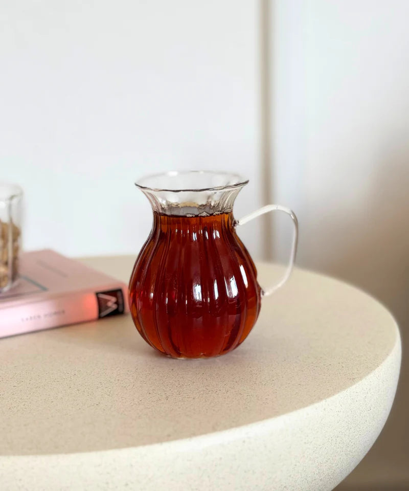 Stripe 6er Teegläser mit Henkel – Emirtex Home