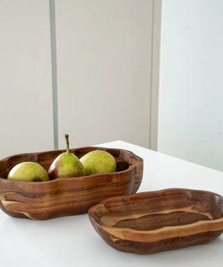 Akazienholz Bloom Schale 23cm