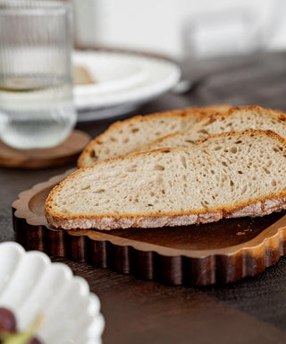 Akazienholz Wave Platte 34cm