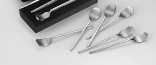 6er Teelöffel Set Amor Silber Matt