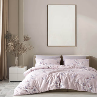 Asmin Rosa Bettwäsche Set 4 tlg. 200x220cm