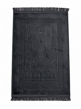 Gebetsteppich & Seccade 80x120cm I Schwarz
