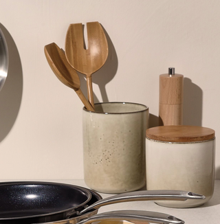 Essenza Salatbesteck 2 teilig aus Holz