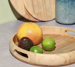 Tablett 32xH5cm Holz Essenza