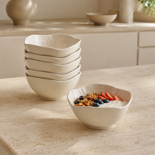 Cermico Müslischalen-Set Beige 6-teilig Ø11,7 cm
