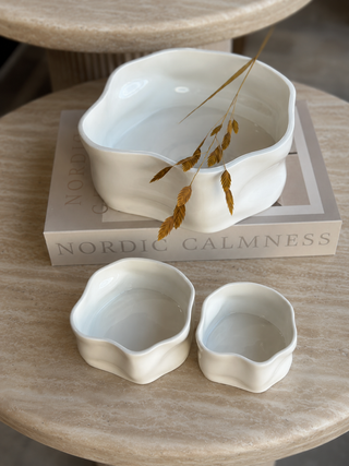 Nordic Weiß Schalen-Bundle – 13-teilig