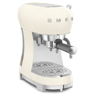 Smeg Espresso-Kaffeemaschine Creme Glänzend