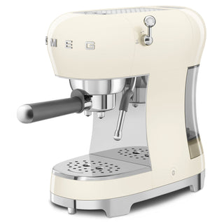 Smeg Espresso-Kaffeemaschine Creme Glänzend