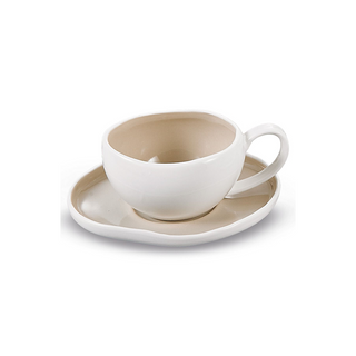 Barles Beige Kaffetassen Set  für 6 Personen