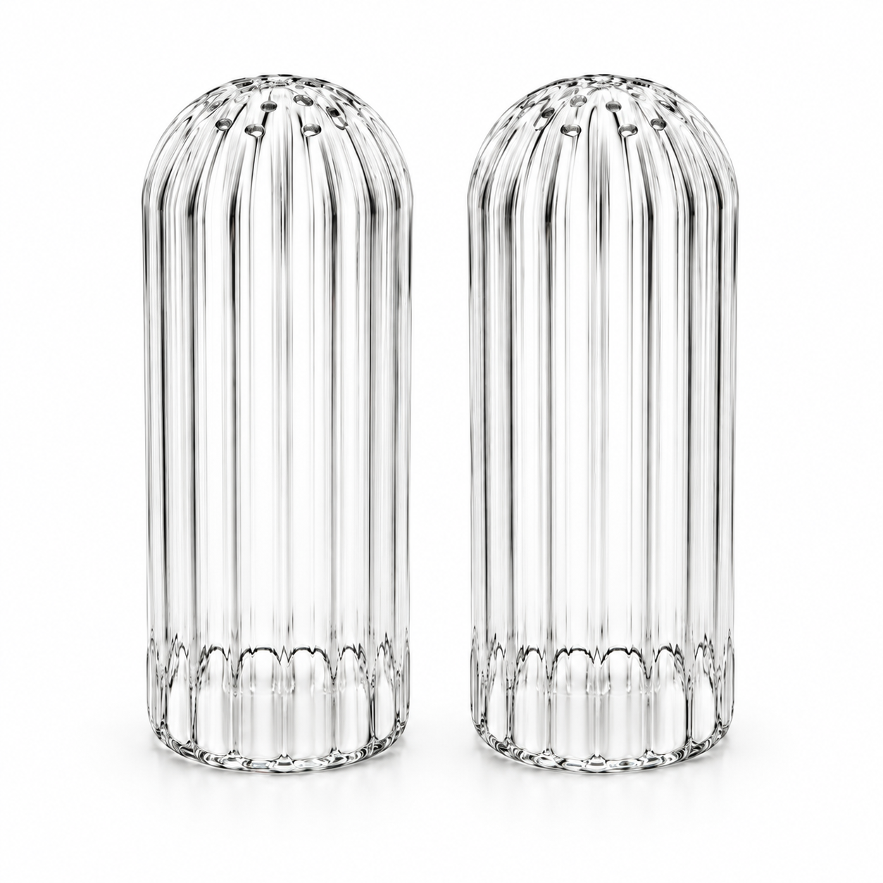 Lines Glas Salz- Pfefferstreuer Set 2er – Emirtex Home