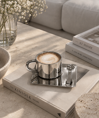 Edelstahl-Kaffeetassen-Set – 3-teilig, 170 ml