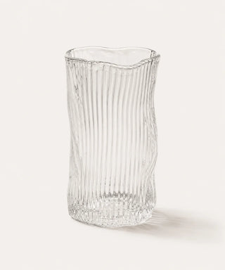 Wave Lines Long Drink Glasses, Set of 6, 280ml
