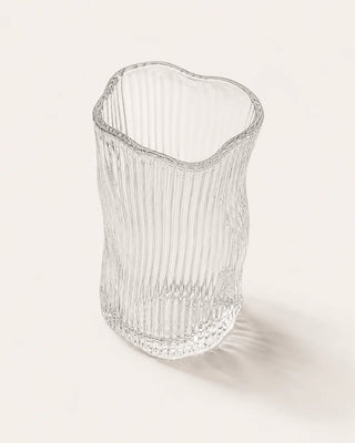 Wave Lines Long Drink Glasses, Set of 6, 280ml
