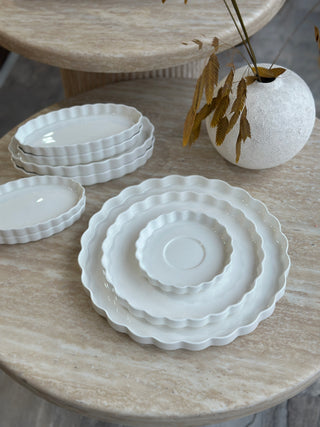 Lotus Weiss Frühstückset 31 teilig