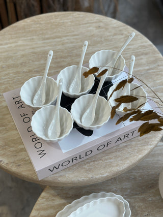 Lotus Weiss Frühstückset 31 teilig
