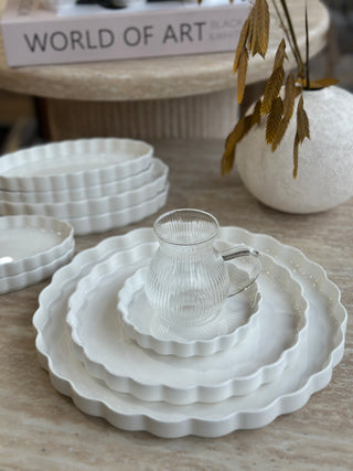 Lotus Weiss Frühstückset 31 teilig