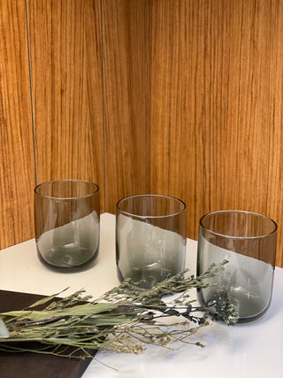 Pasabahce Iconic Smoked Trinkglas 3er Set 280 ml