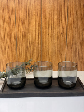 Pasabahce Iconic Smoked Trinkglas 3er Set 280 ml