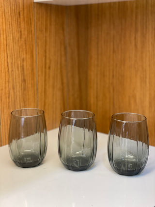 Pasabahce Linka Smoked Gläser 3er Set – 240ml | Stilvolle-Trinkglas