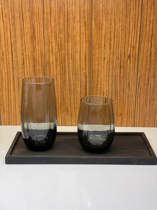 Pasabahce Linka Smoked Gläser 3er Set – 380ml