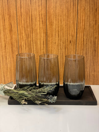 Pasabahce Linka Smoked Trinkglas 3 er Set 500 ml Longdrink