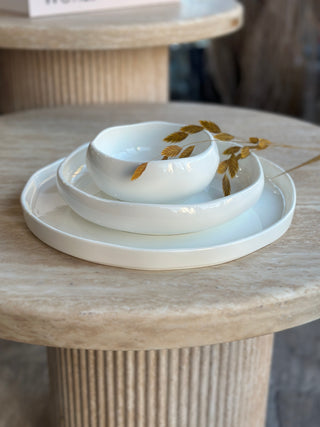 Diva Weiß Geschirrset – 24-teilig