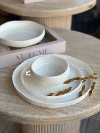 Diva Weiß Geschirrset – 24-teilig