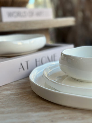 Diva Weiß Geschirrset – 24-teilig